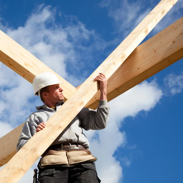 Authentic construction worker