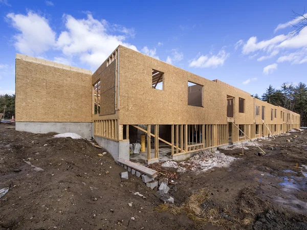 New framing construction of a house