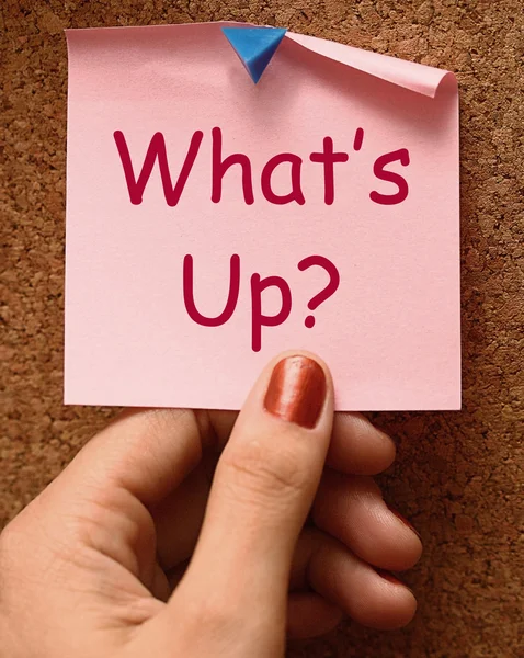 What\'s Up Note Means What Is Going On