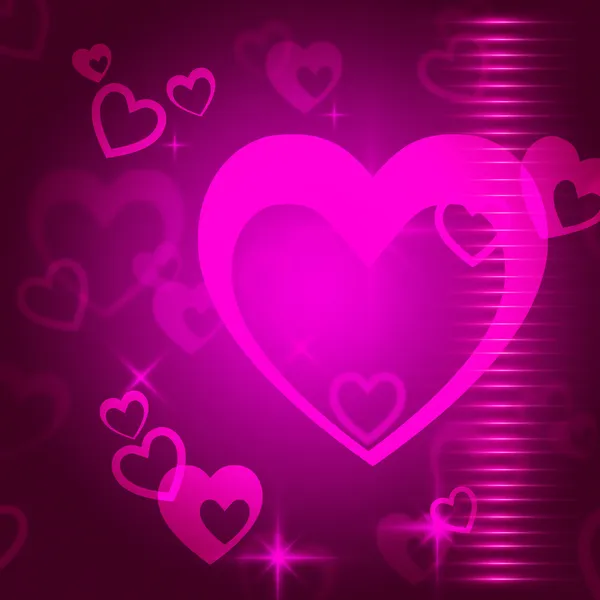 Hearts Background Means Love  Passion And Romanticis