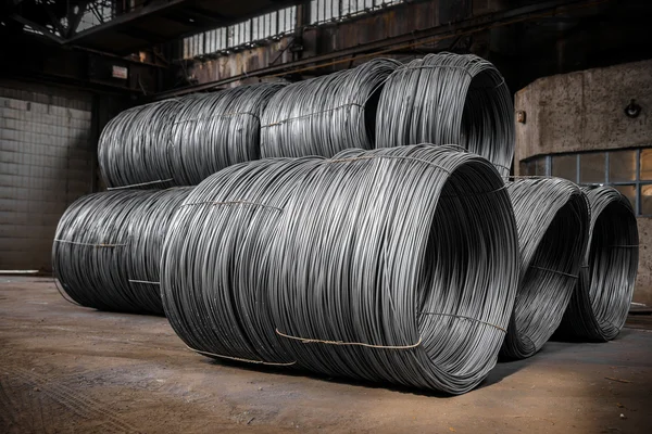 Large coil of Aluminum wire