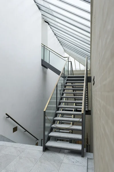 Modern stairs in a commercial building