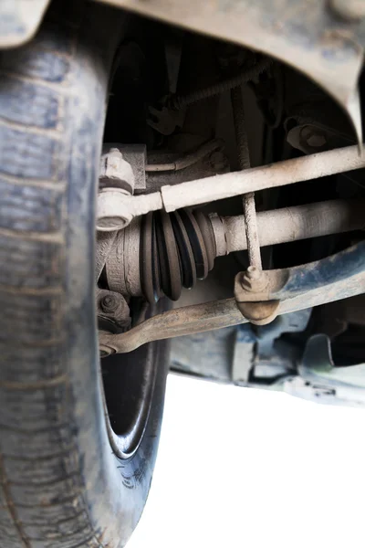 Inspection of car suspension