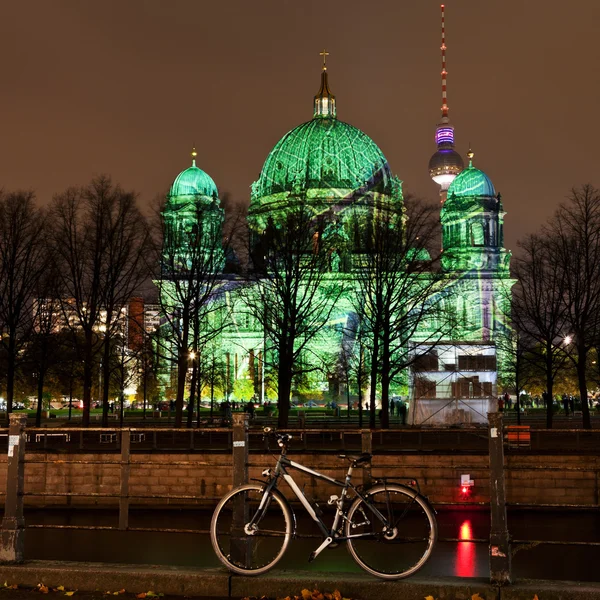 Berliner Dom anf festival of lights in Berlin