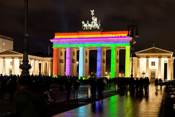 Brandenburg gate anf festival of lights in Berlin