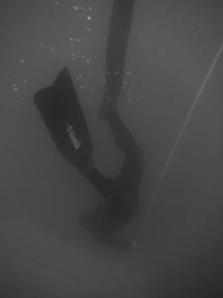 Free diving down