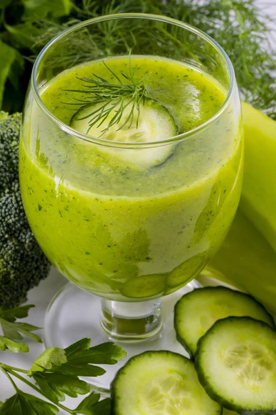 Healthy diet, fresh vegetable juice, cucumber juice