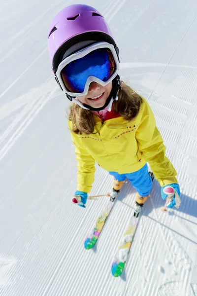 Ski, ski resort, winter sports - child on ski vacation