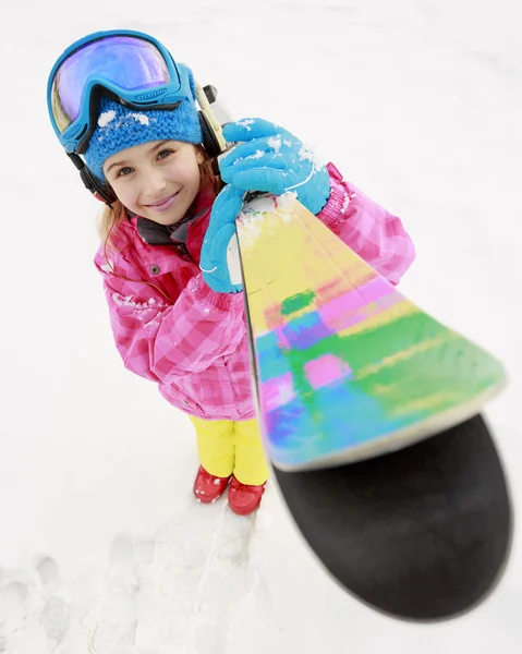 Skiing, skier, winter sports - portrait of happy young skier