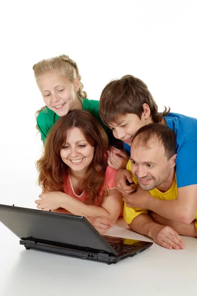 Tops family of four people — Stock Photo #32401961