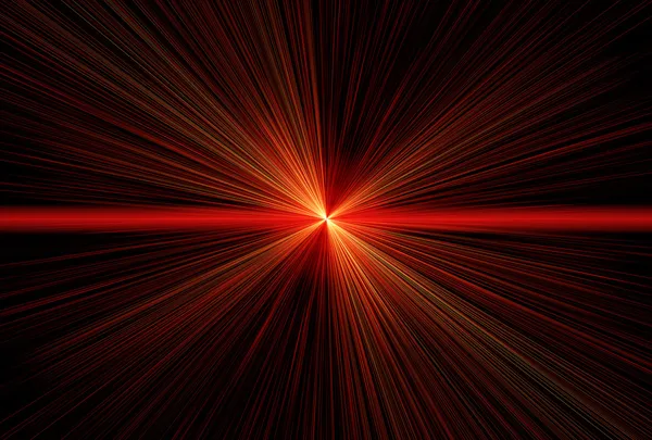 Red laser beams