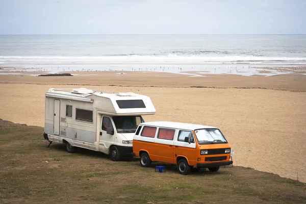 Camping by the sea