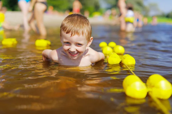 Young cute swimmer. — Stock Photo #27216739