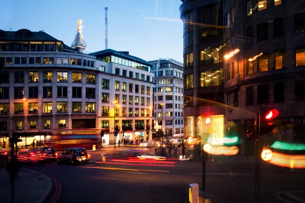 Street by night in city of London