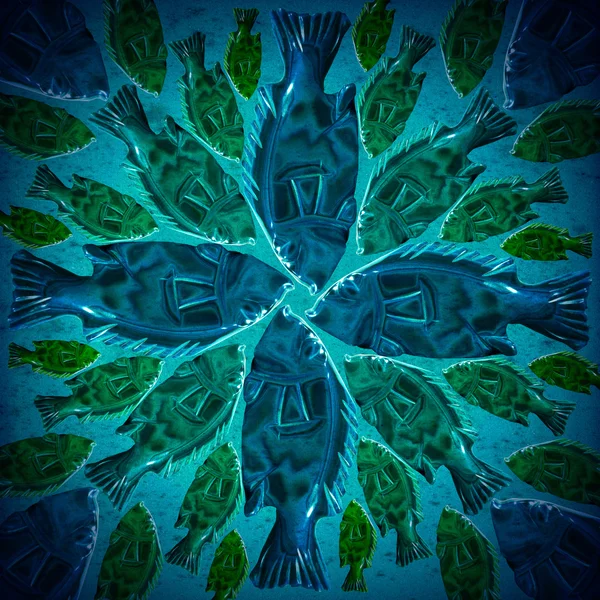 Stylized Fish Background