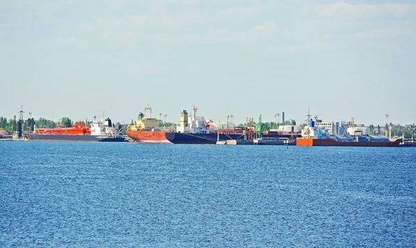 LPG (liquid petroleum gas) tanker at sea