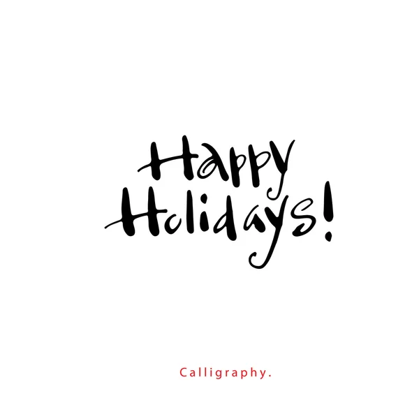 Greeting card. Happy holidays !