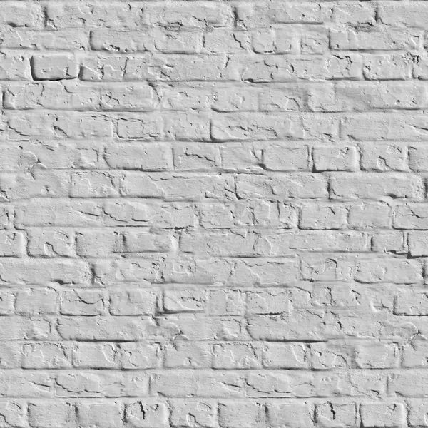 White Brick Wall Seamless Texture.