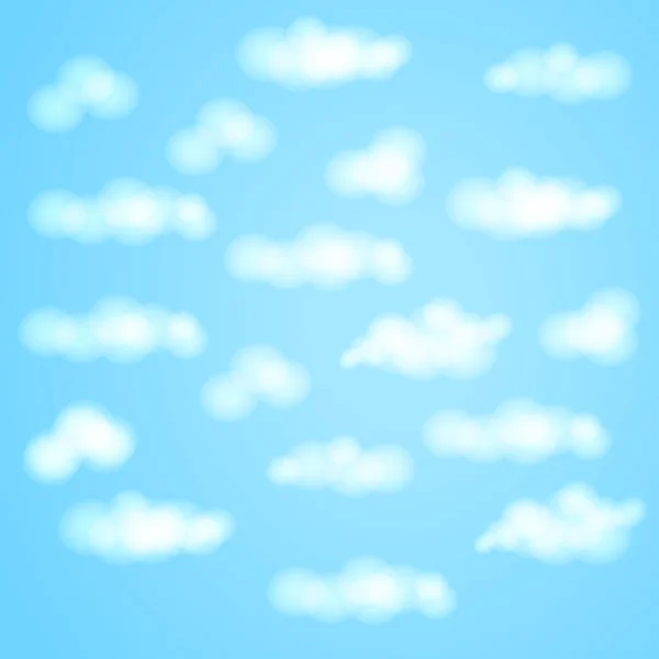 The blue sky with clouds a background a pattern vector