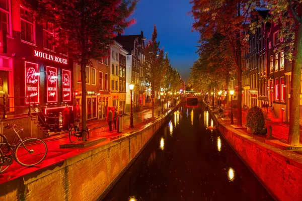Red district in Amsterdam
