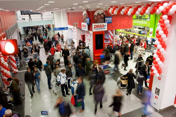 Inside the biggest shopping mall in Ukraine at the opening day