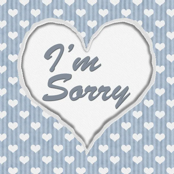 I'm Sorry Message