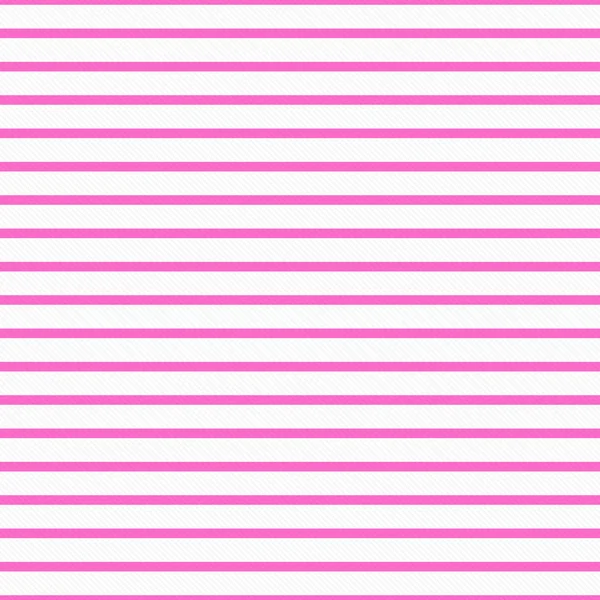 Thin Bright Pink and White Horizontal Striped Textured Fabric Ba