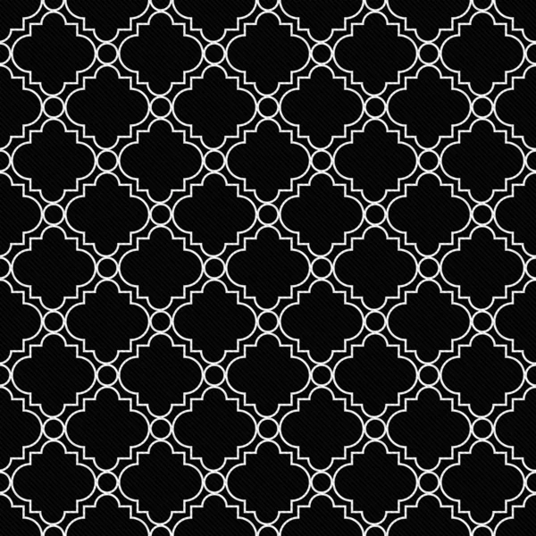 Black and White Decorative Design Textured Fabric Background