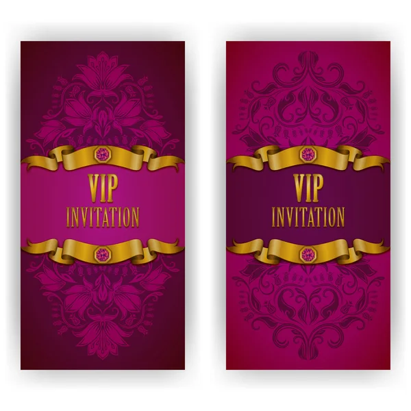 Elegant template for vip luxury invitation