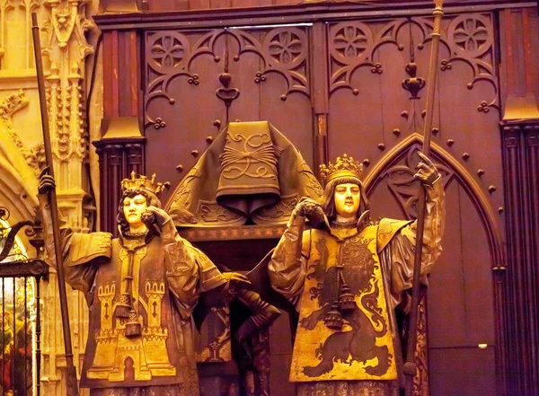 Christopher Columbus Crypt Statues Cathedral of Saint Mary of th