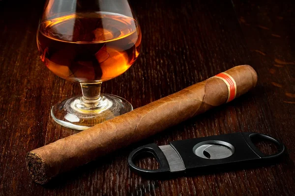 Cigar and rum