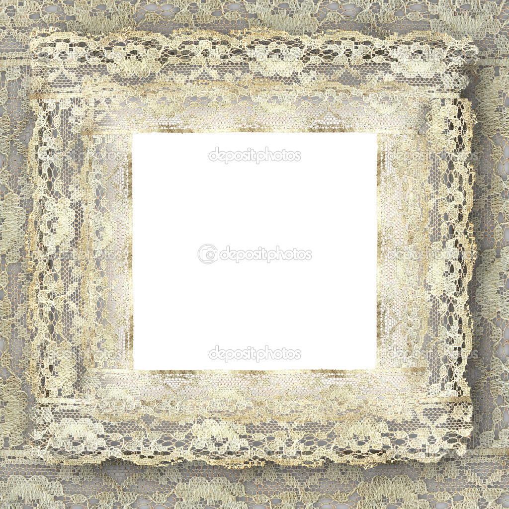 Vintage lace frame — Stock Photo © Risia 13132262