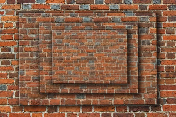 Wall from the red brick