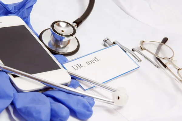 Lab coat and Smartphone