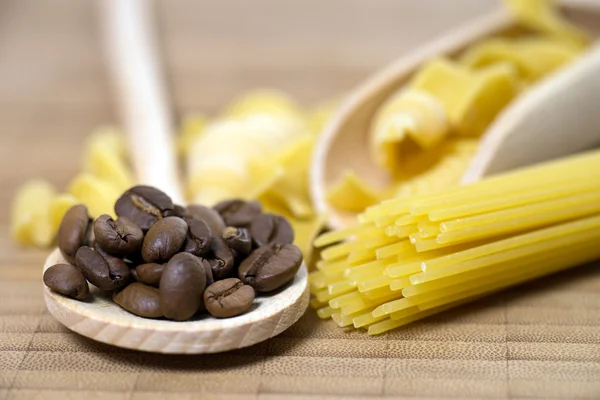 Pasta and Coffee Beans