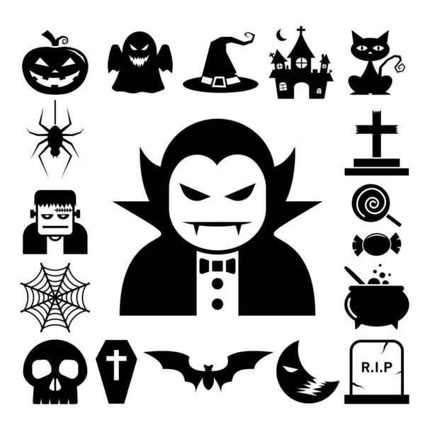 Halloween icon set.