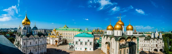 Kremlin tour 17: Panorama of Cathedral square of the Kremlin