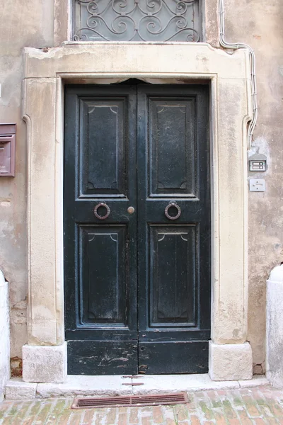 Squared medieval front door