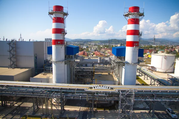 Smoke pipes of power plant