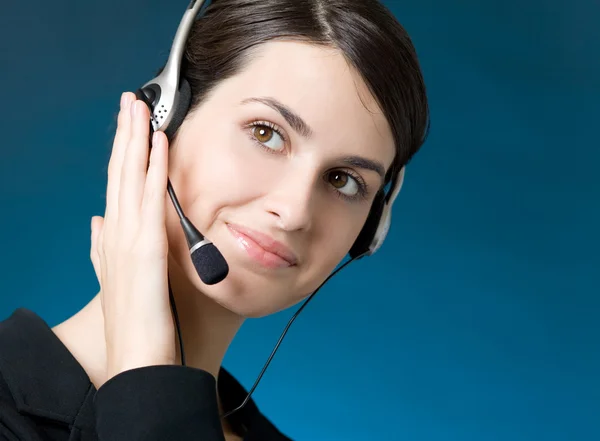 Support phone operator in headset