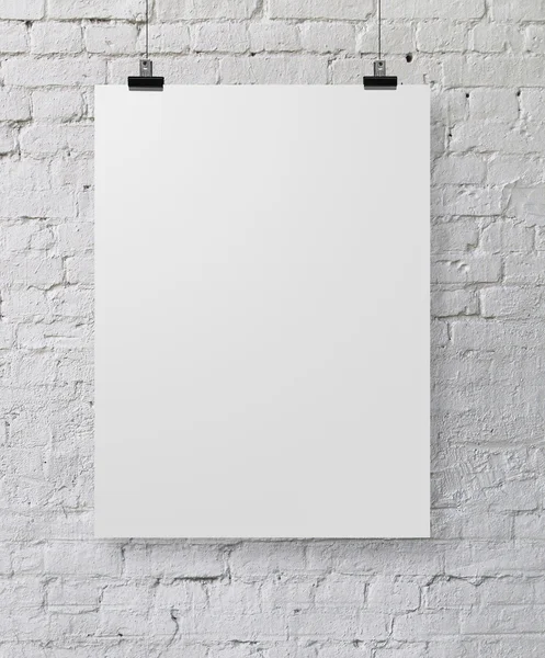 White poster