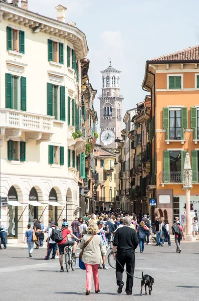 Tourists in Verona