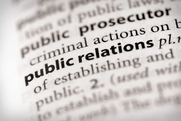 Dictionary Series - Marketing: public relations