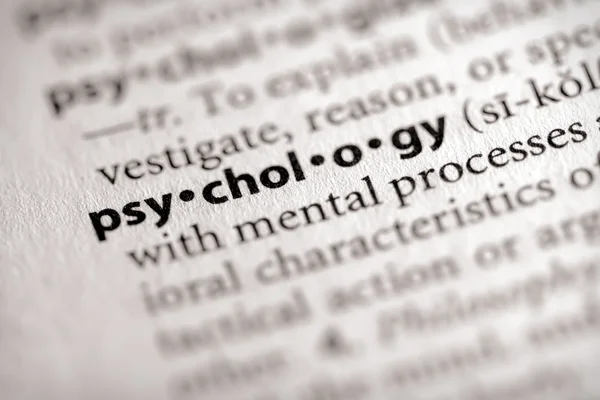 Dictionary Series - Psychology: psychology