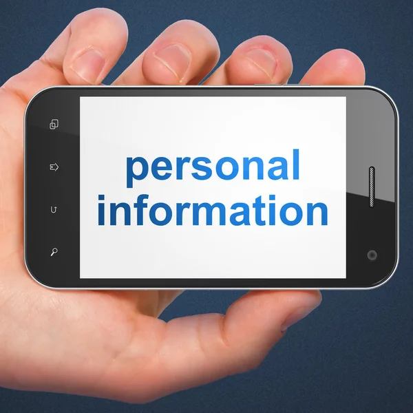 Protection concept: Personal Information on smartphone