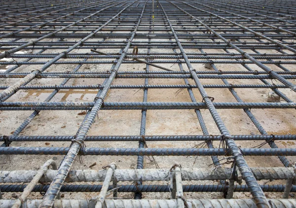 Reinforce iron cage net for built buiilding floor in constructio