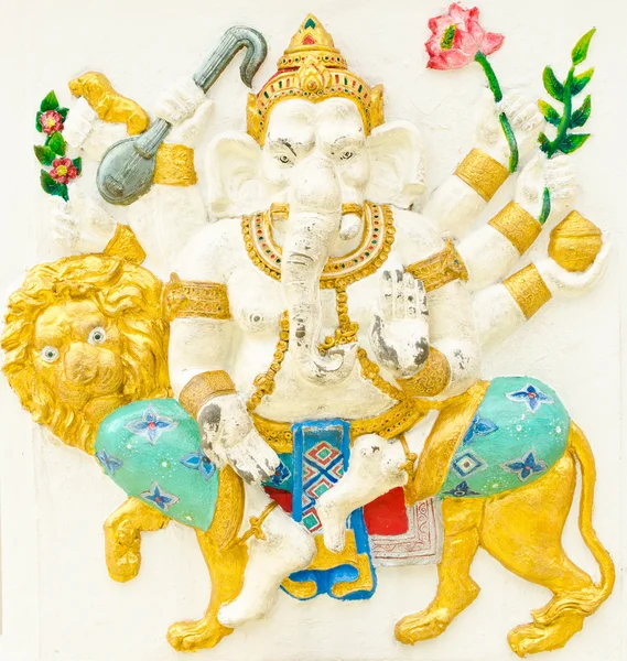 God of success 14 of 32 posture. Indian or Hindu God Ganesha ava