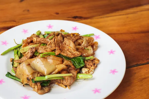 Thailand traditional food, fired noodles with soy sauce