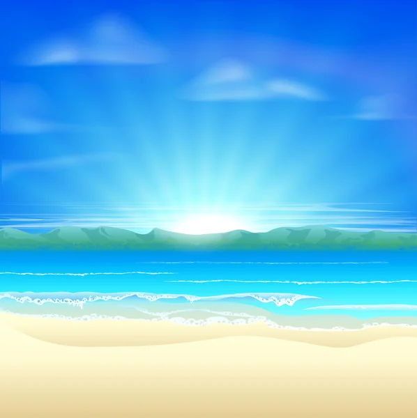 Summer sand beach background