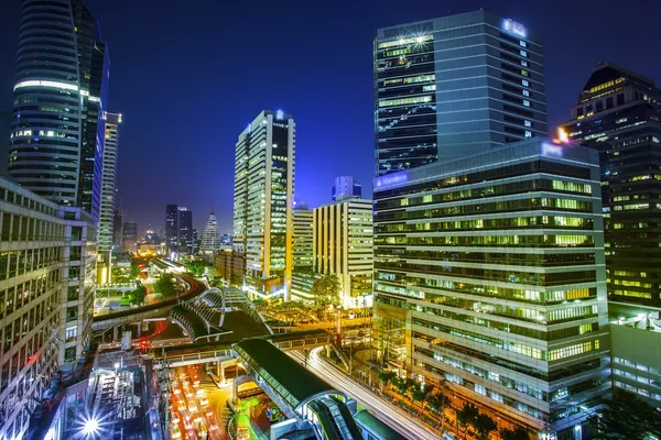 Bangkok city night view